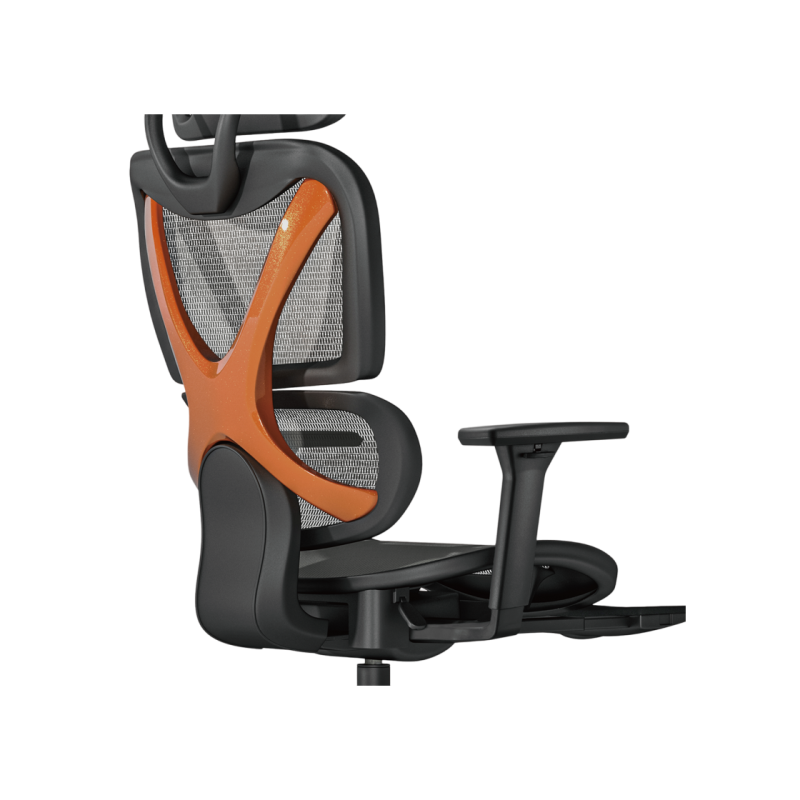 Игровое кресло Lumi CH05-22, чёрно-оранжевое