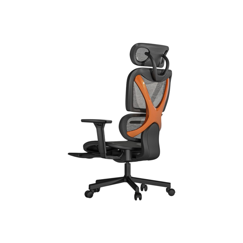 Игровое кресло Lumi CH05-22, чёрно-оранжевое