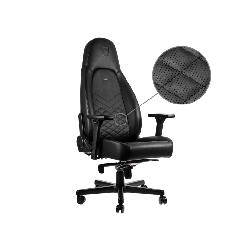 Кресло Noble Icon NBL-ICN-PU-BLA Black/Black