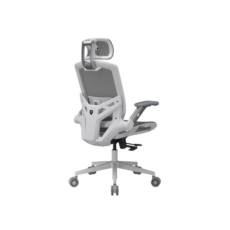 Office Chair Cougar Speeder One White, User max load up to 120kg / height 155-190cm