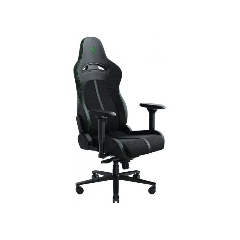 Gaming Chair Razer Enki - Green, Maximum load 136 kg, Headrest & Lumbar cushion, Black/Green