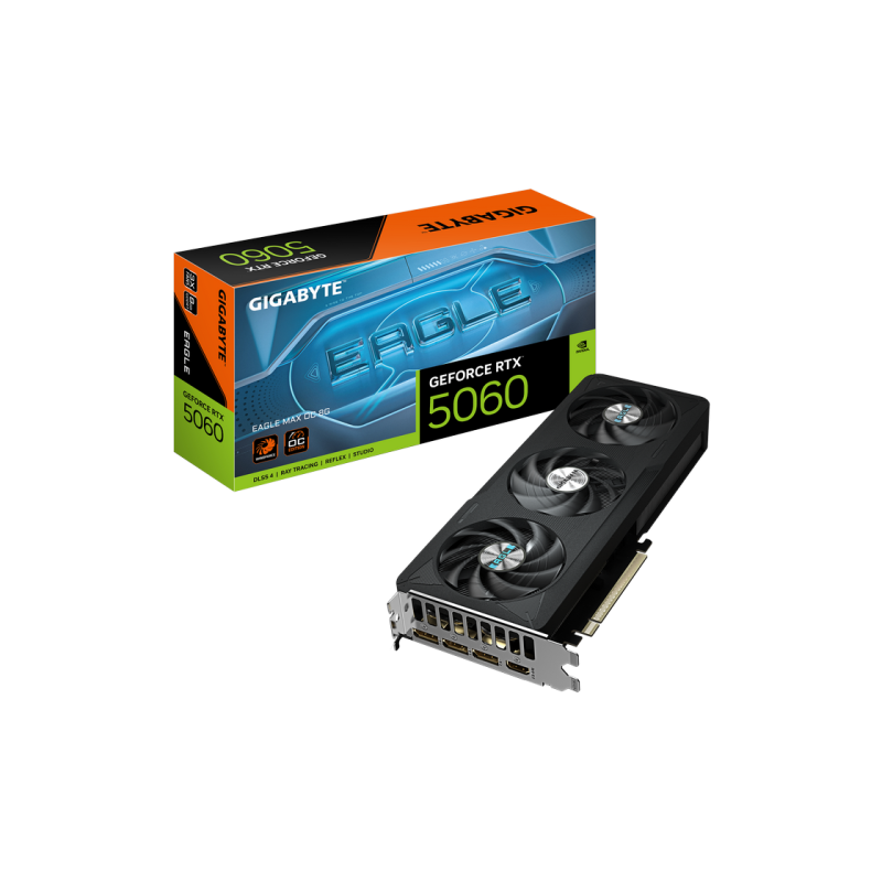 VGA Gigabyte RTX5060 8GB GDDR7 EagleMax OC  (GV-N5060EAGLEMAX OC-8GD