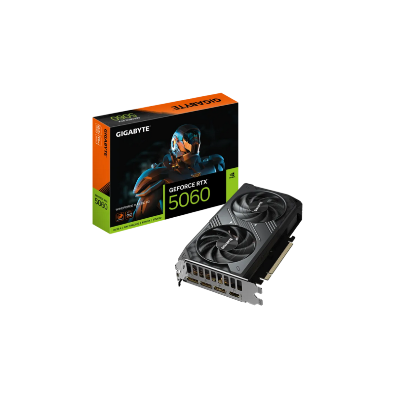 VGA Gigabyte RTX5060 8GB GDDR7 WindForce Max OC (GV-N5060WF2MAX OC-8GD