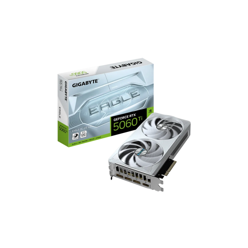 VGA Gigabyte RTX5060Ti 16GB GDDR7 Eagle OC ICE (GV-N506TEAGLEOC ICE-16GD