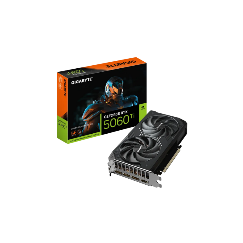 VGA Gigabyte RTX5060Ti 16GB GDDR7 Windforce Max OC (GV-N506TWF2MAX OC-16GD