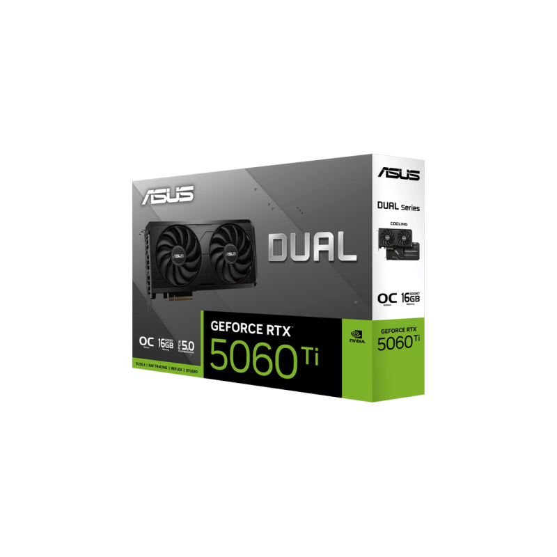 VGA ASUS RTX5060Ti 16GB GDDR7 Dual OC EVO (DUAL-RTX5060TI-O16G-EVO bulk
