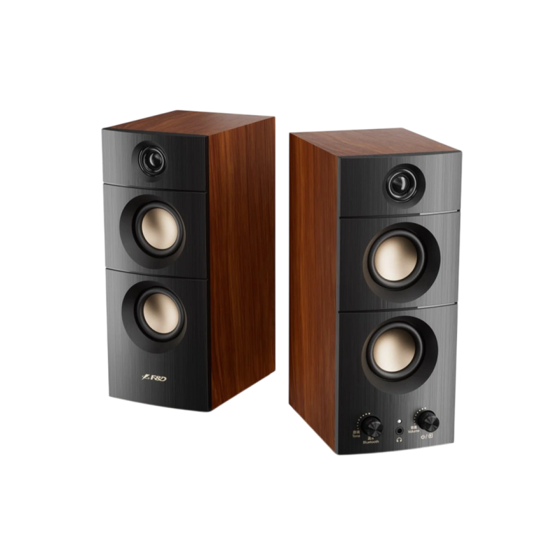 Speakers F&D R330BT Black+Wooden