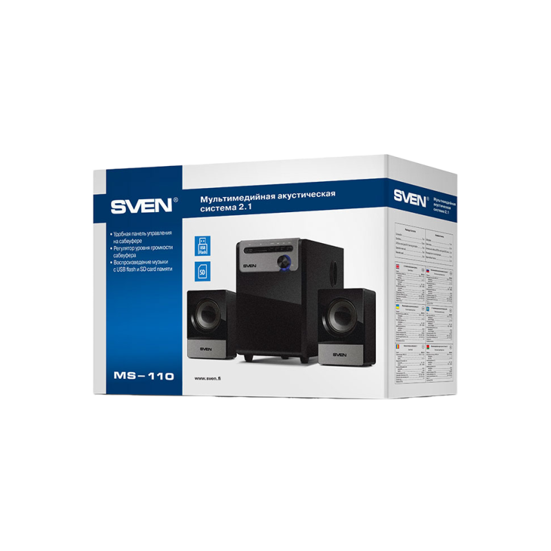 Колонка Sven MS-110 Black