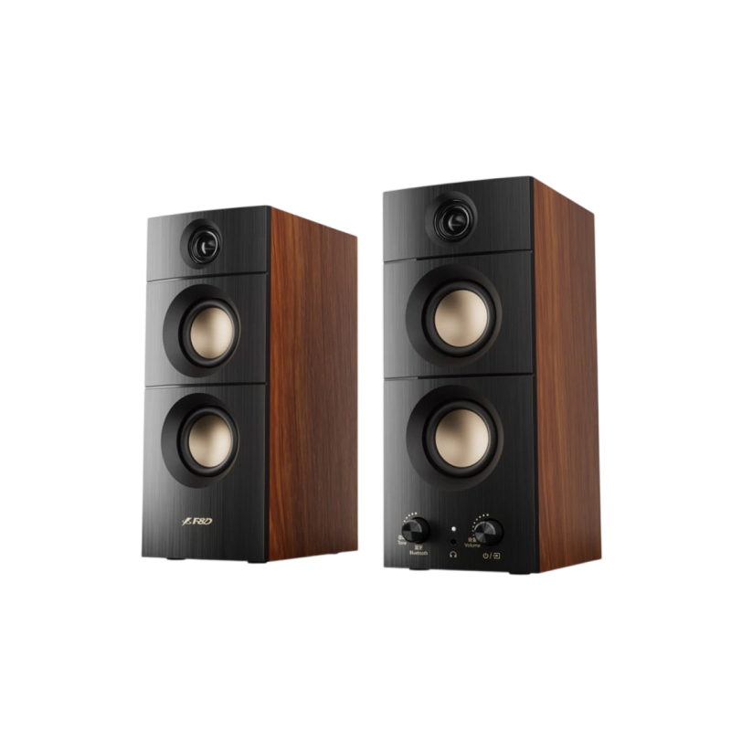 Speakers F&D R330BT Black+Wooden