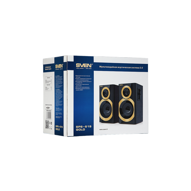 Колонка Sven SPS-619 Black/GOLD