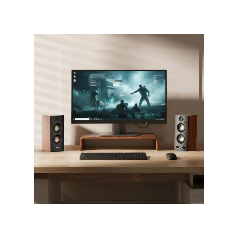 Speakers F&D R330BT Black+Wooden