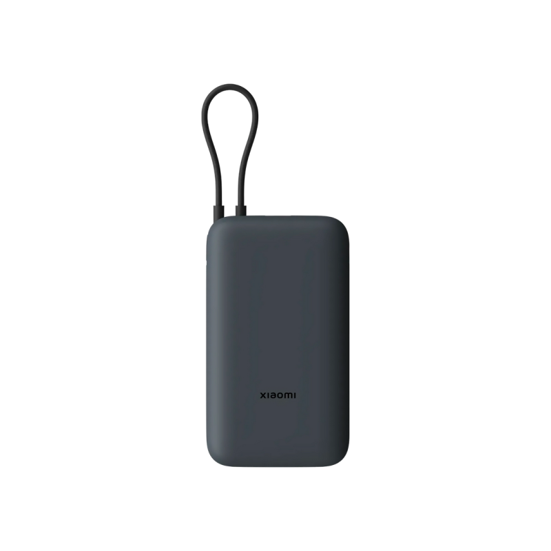 Power Bank, Xiaomi 20000 mah, (Integrated Cable) Dark Gray GL