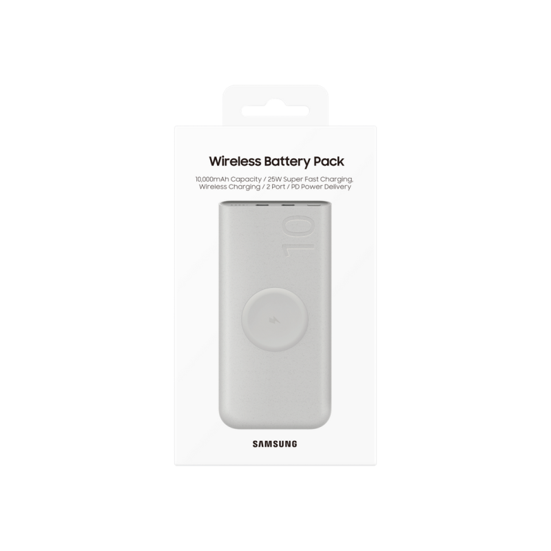 Пауэрбанк Samsung 25W Fast Charge Wireless, Beige