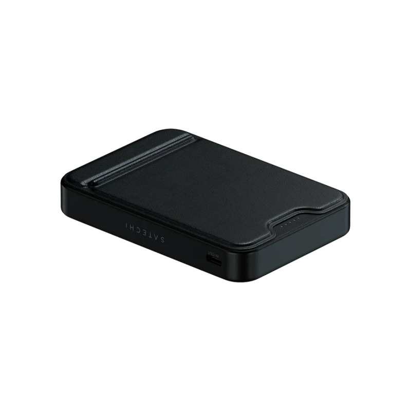 Power Bank, Satechi Qi2 10000 mah Magnetic with stand, Black