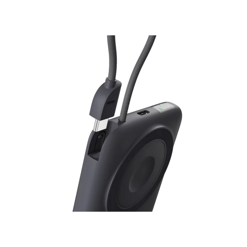 Пауэрбанк Proove Moon Rock 22.5W With Integrated Charging Cable Type-C, Gray