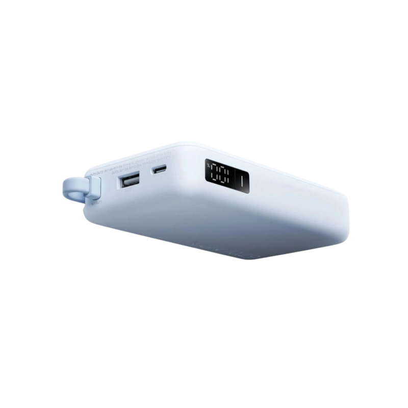 Power Bank, Xiaomi 10000 mah, 67W (Integrated Cable), Ice Blue