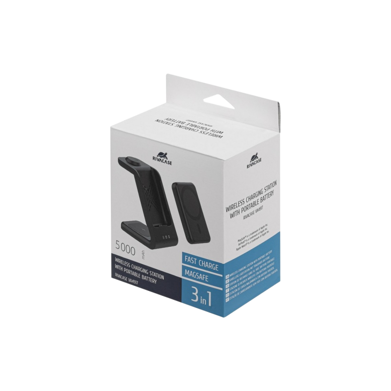 Пауэрбанк Rivacase VA4917, Black