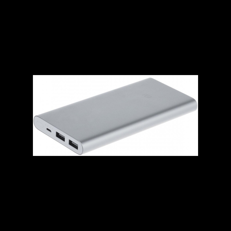 Xiaomi Mi Power Bank 2S, 10.000 mAh, Silver