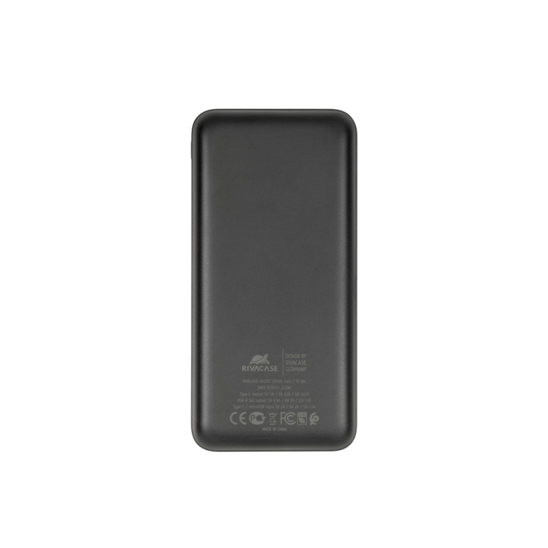 Пауэрбанк Rivacase VA2102, Black