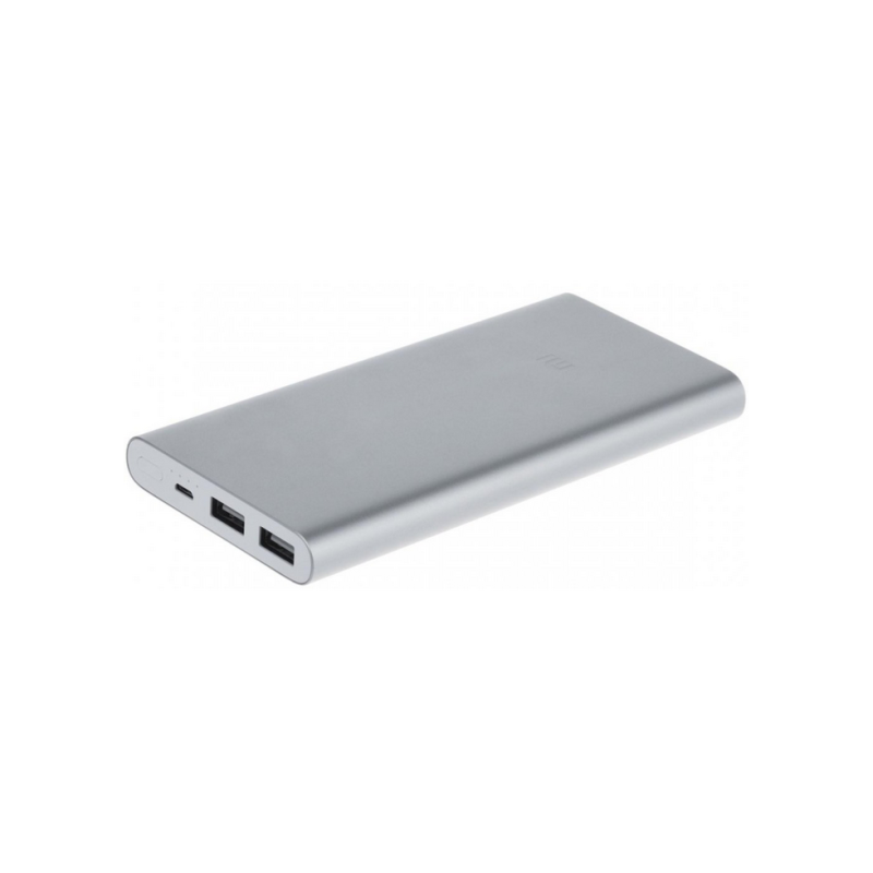 Xiaomi Mi Power Bank 2S, 10.000 mAh, Silver