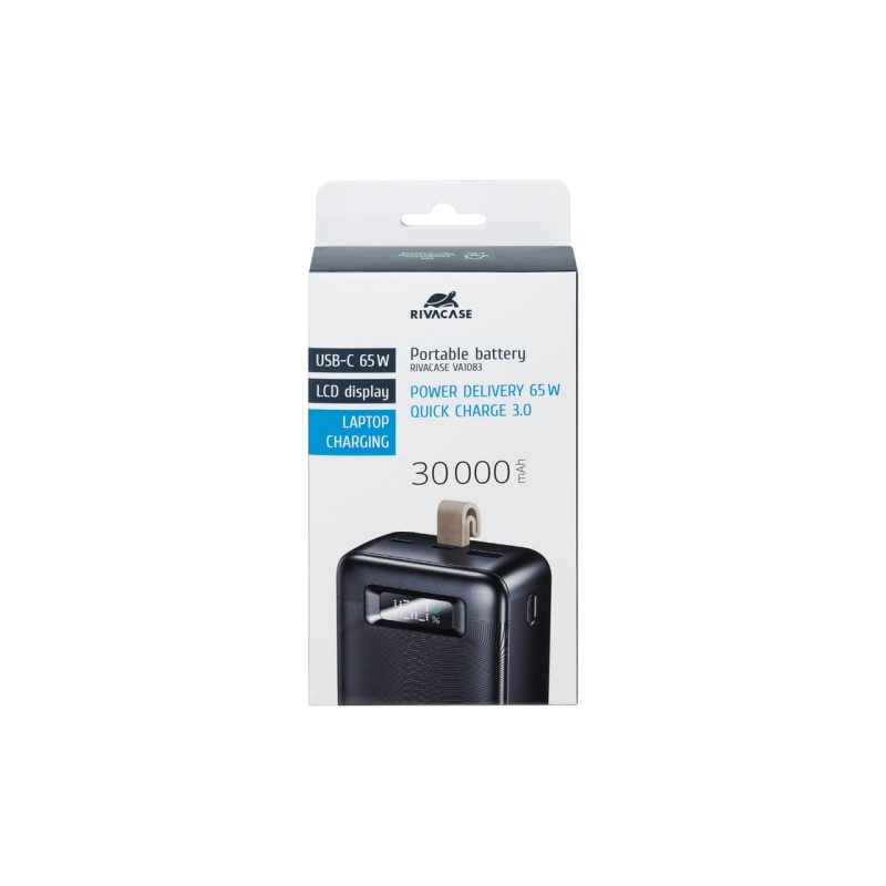 Пауэрбанк Rivacase VA1083, Black