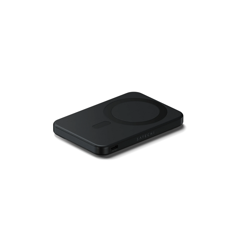 Power Bank, Satechi Qi2 5000 mah Magnetic with stand, Black