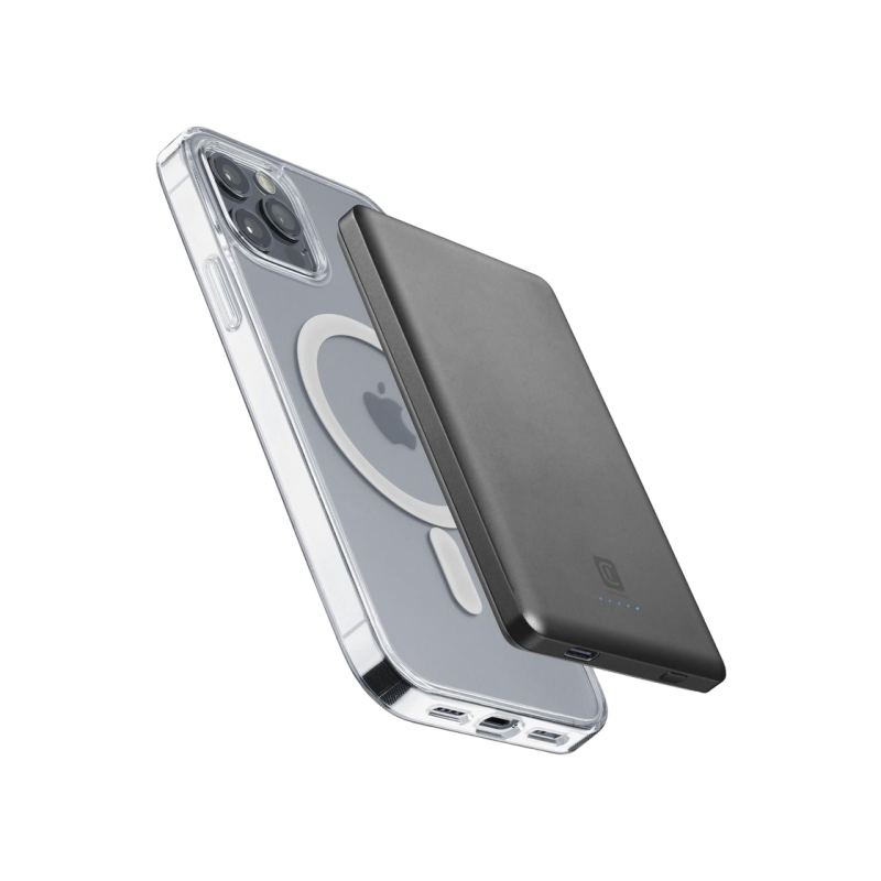 Пауэрбанк Cellularline MAG LITE, Dark Gray