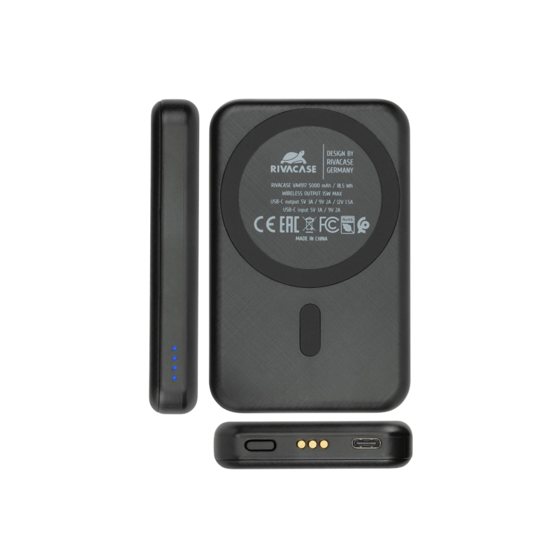 Пауэрбанк Rivacase VA4917, Black