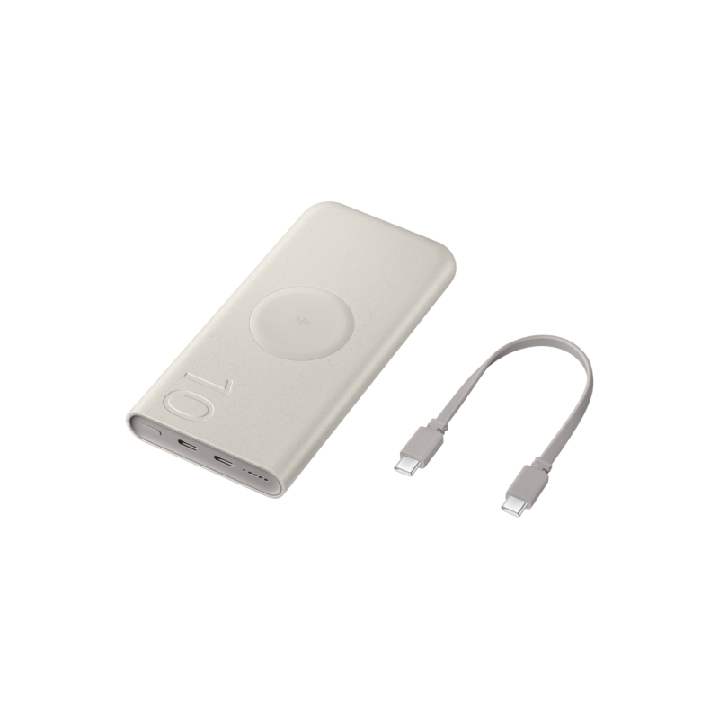 Пауэрбанк Samsung 25W Fast Charge Wireless, Beige
