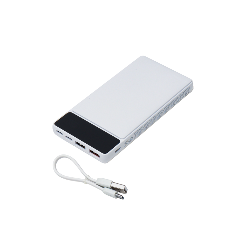 Power Bank XO 10000 mAh, Fast Charging, PD20W+QC22.5W, PR132 White