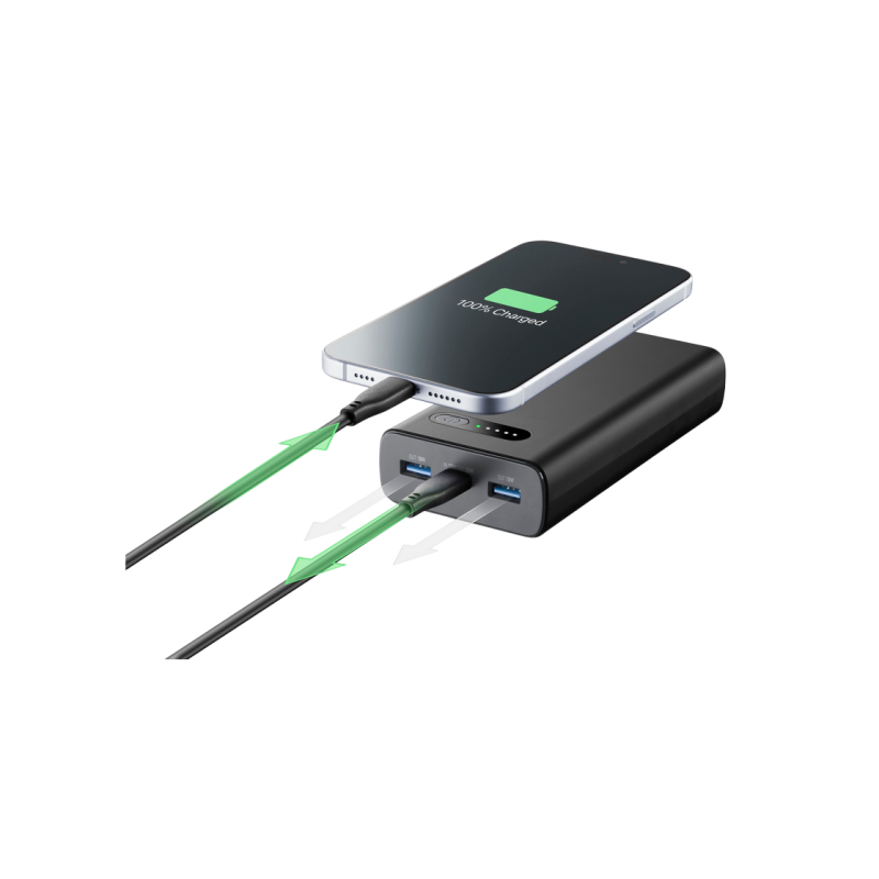 Пауэрбанк Cellularline Fast PD 20W, Black