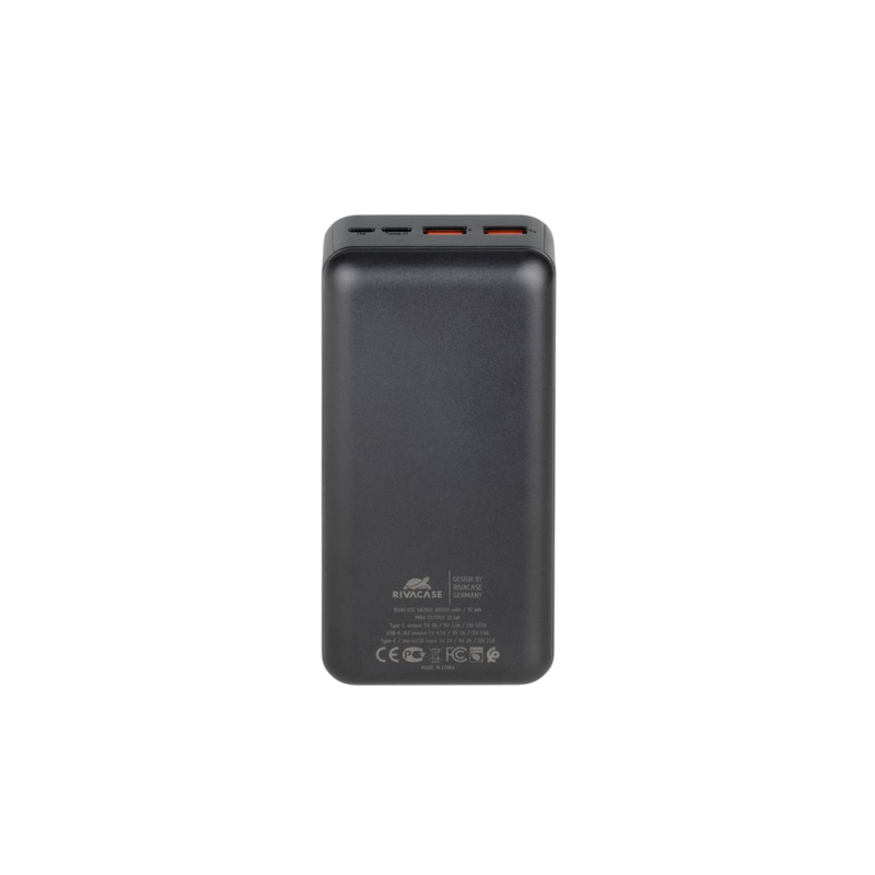 Пауэрбанк Rivacase VA2103, Black