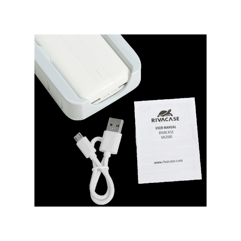 Пауэрбанк Rivacase VA2081, White