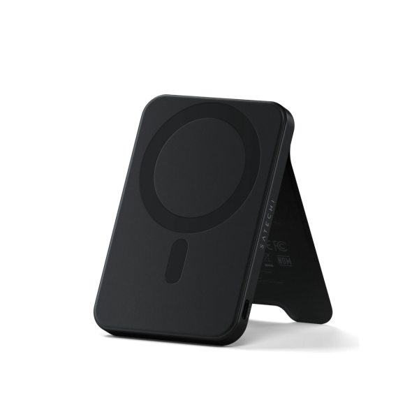 Power Bank, Satechi Qi2 5000 mah Magnetic with stand, Black