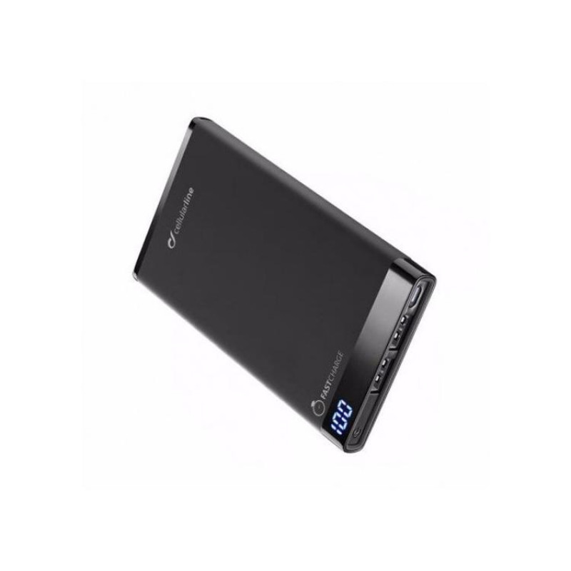 Пауэрбанк Cellularline USB C slim, Black