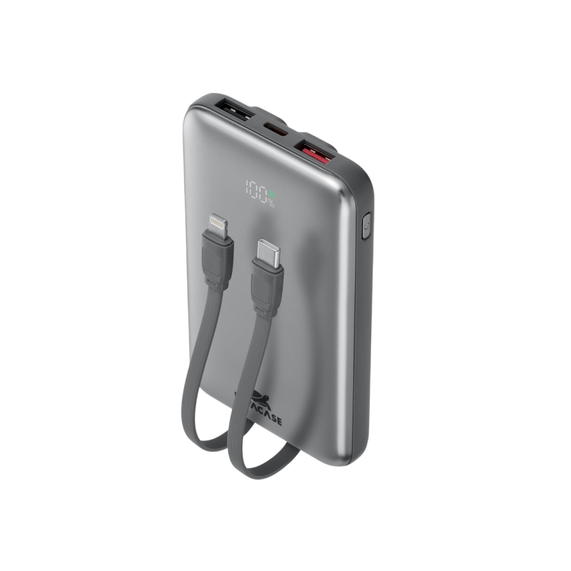 Пауэрбанк Rivacase VA2611, Gray