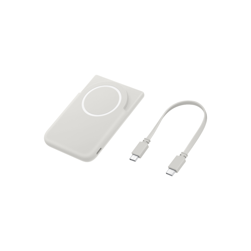 Power Bank Samsung Qi2 Magnet Wireless 5000 mAh, 25W, Grey