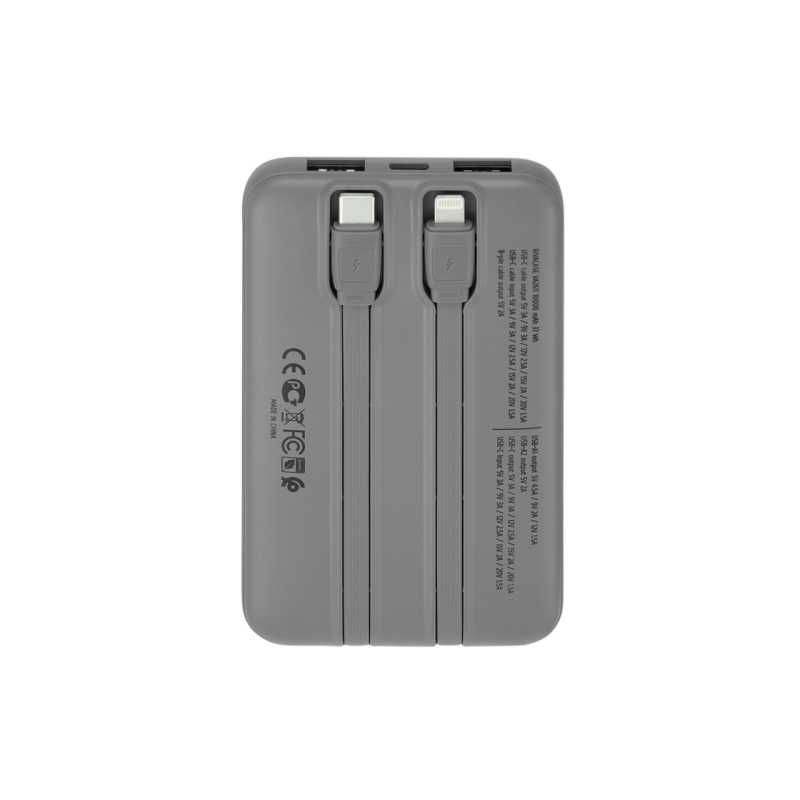 Пауэрбанк Rivacase VA2611, Gray