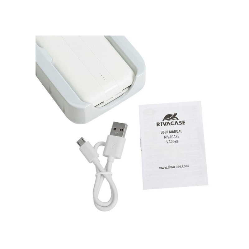 Пауэрбанк Rivacase VA2081, White