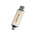 USB Stick 128GB Transcend JetFlash 930C, Gold, USB3.1/Type-C