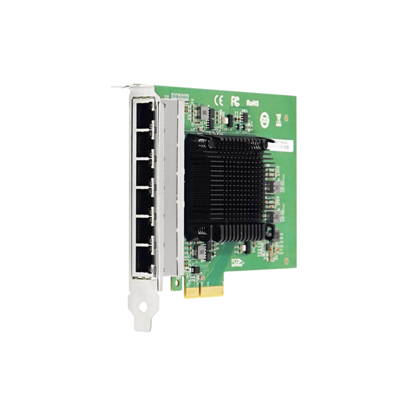 Сетевая карта Intel I350AM4, 6 Copper Port