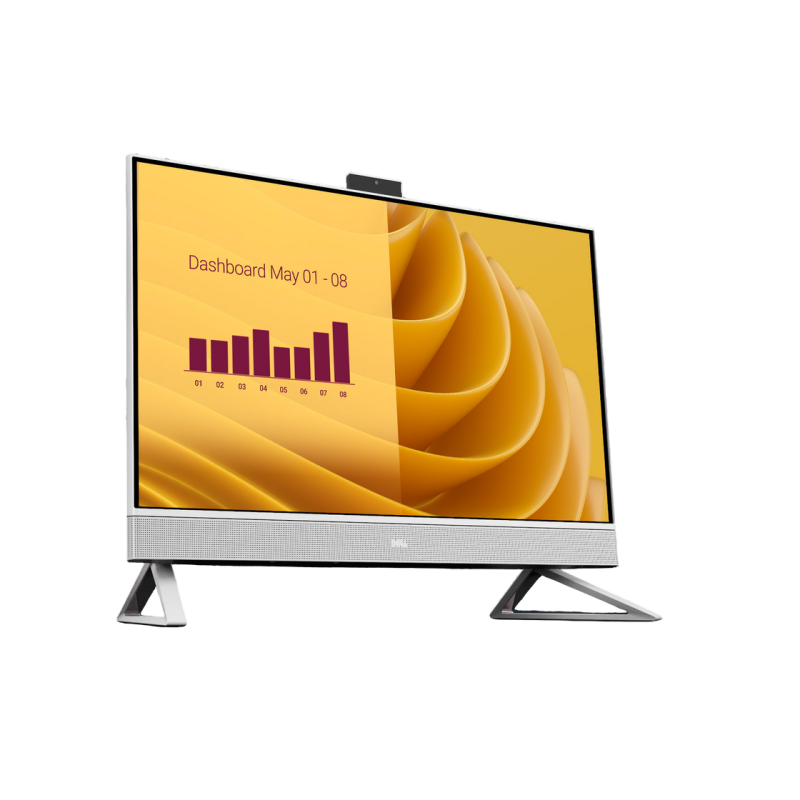 Dell AIO EC27250 White (27" FHD WVA, Core Ultra 7 150U 1.8-5.4GHz, 32GB, 2TB SSD, Wireless KB&MS, Win 11