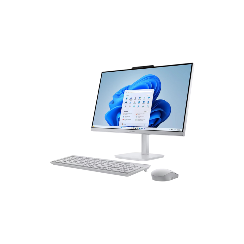 Lenovo AIO A100 Cloud Grey (23,8" FHD IPS Intel N100 0.7-3.4GHz, 16GB, 512GB, wireless KB&MS, No OS