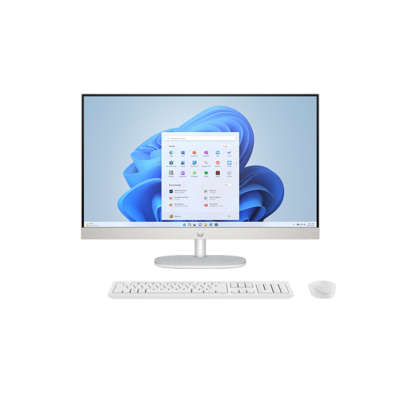 HP AIO 27-cr0085ci White (27" FHD IPS Ryzen 5 7520U 2.8-4.3GHz, 16GB, 512GB, wired KB&MS, Free DOS