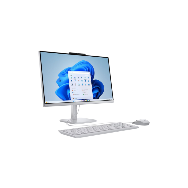Lenovo AIO A100 Cloud Grey (23,8" FHD IPS Intel N100 0.7-3.4GHz, 16GB, 512GB, wireless KB&MS, No OS