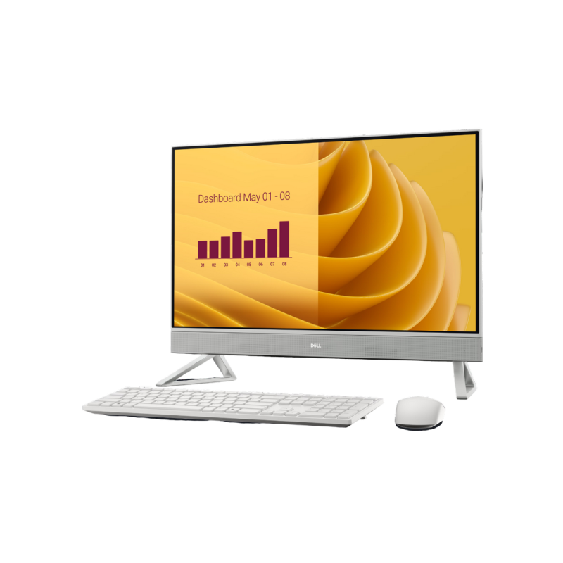 Dell AIO EC27250 White (27" FHD WVA, Core Ultra 7 150U 1.8-5.4GHz, 32GB, 2TB SSD, Wireless KB&MS, Win 11
