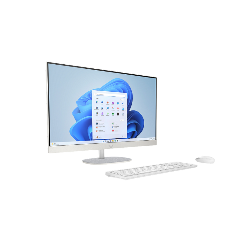 HP AIO 27-cr0085ci White (27" FHD IPS Ryzen 5 7520U 2.8-4.3GHz, 16GB, 512GB, wired KB&MS, Free DOS