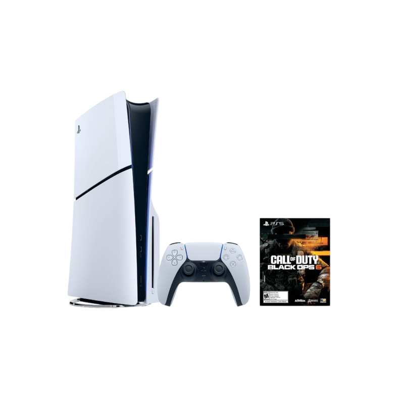 Комплект SONY PlayStation 5 Slim Disc Edition + Call of Duty Black Ops 6, 1 ТБ — белый