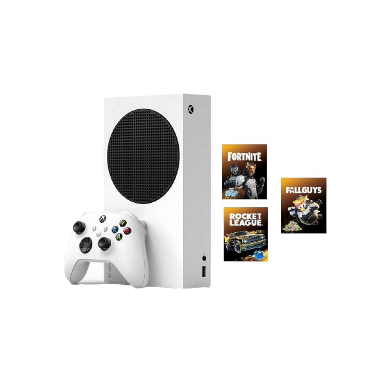 Microsoft Xbox Series S + Fortnite+RocketLeague+FallGuys