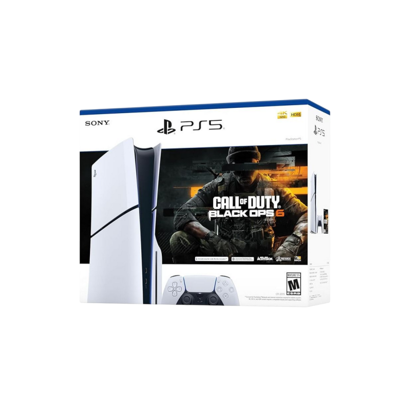 Комплект SONY PlayStation 5 Slim Disc Edition + Call of Duty Black Ops 6, 1 ТБ — белый
